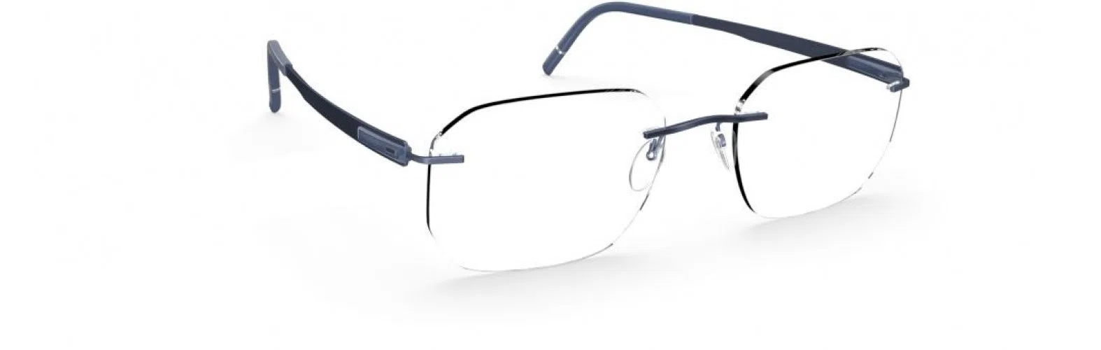 Silhouette Blend Chassis Rimless 5555 Eyeglasses - view 2